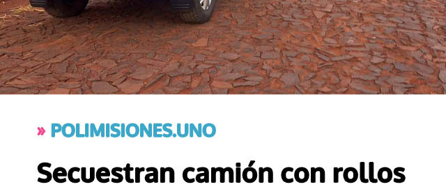 Secuestran camión con rollos de madera robados en Puerto Libertad y detienen a tres personas