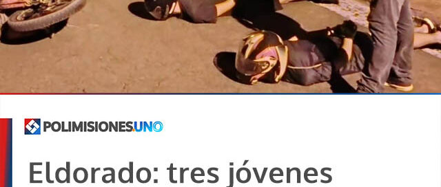 Eldorado: tres jóvenes fueron detenidos cuando merodeaban viviendas con fines de robo